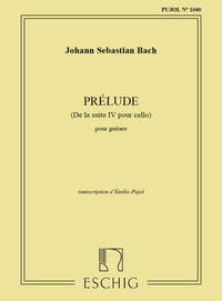 PRELUDE SUITE IV (PUJOL 1040) GUITARE