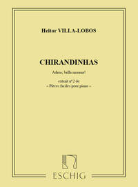 VILLA-LOBOS CIRANDINHAS N 2 (ADEUS PIANO