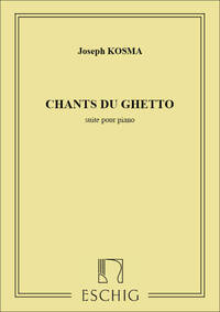 CHANTS DU GHETTO PIANO PIANO