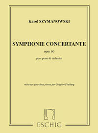 SYMPHONIE CONCERTANTE (POUR PIANO ET ORCHESTRE) PIANO