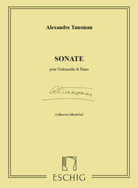 SONATE VIOLONCELLE-PIANO VIOLONCELLE