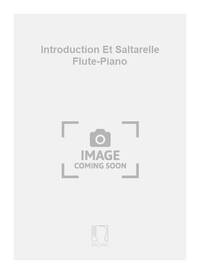 INTRODUCTION ET SALTARELLE FLUTE-PIANO  FLUTE TRAVERSIERE