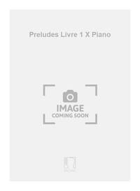 PRELUDES LIVRE 1 X PIANO  PIANO