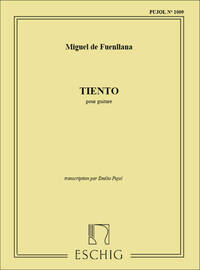 TIENTO (PUJOL 1009) GUITARE