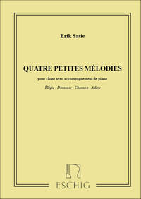 QUATRE PETITES MELODIES POUR CHANT ET PIANO CHANT