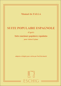 SUITE POPULAIRE ESPAGNOLE VIOLON