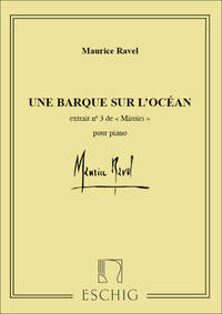 BARQUE SUR L'OCEAN (MIROIRS N 3) PIANO