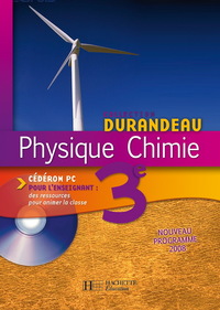 PHYSIQUE CHIMIE 3E - CEDEROM ENSEIGNANT - EDITION 2008 - AUDIO