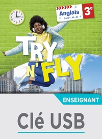 TRY N' FLY ANGLAIS 3E - CLE USB - ED. 2023
