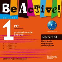 Be active ! 1re Bac Pro, Teacher's kit - CD audio + DVD + fiches