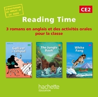 Reading Time CE2, CD audio classe des 3 ouvrages