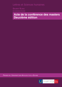 Acte de la Conférence des masters - deuxième édition