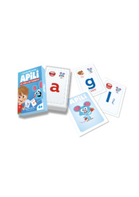 Jeu de  60 cartes Apili Apprendre les lettres de l'alphabet grâce à l'humour