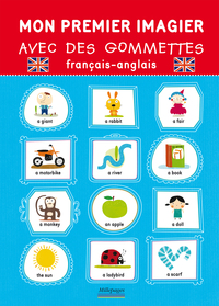 Mon premier imagier avec des gommettes français-anglais