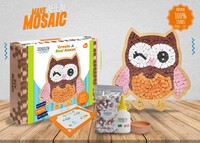 MOSAIC BOX  PIERRES 100 NATURELLES COUPéES à LA MAIN  Hibou