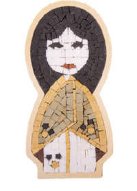Kit Mosaîque complet 100 naturelles  Poupée Japonaise cheveux détachée Cadre Spécial   MOSAIC BOX SPECIAL