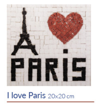 Kit Mosaîque complet 100 naturelles Jaime Paris GEANT 20X20 MOSAIKIT