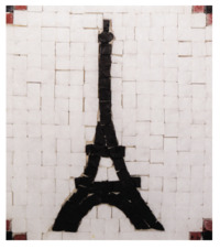 Kit Mosaîque complet 100 naturelles Tour Eiffel MAXI 17X20 MOSAIKIT