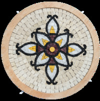 Kit Mosaîque complet 100 naturelles  Mandala 5   20 MOSAIC BOX