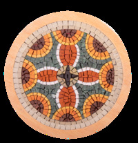 Kit Mosaîque complet 100 naturelles  Mandala 13   20 MOSAIC BOX