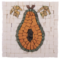 Kit Mosaîque complet 100 naturelles  Papaye  MINI 12X12 MOSAIKIT