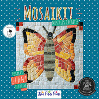 Kit Mosaîque complet 100 naturelles Papillon GEANT 17X17 MOSAIKIT