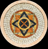 Kit Mosaîque complet 100 naturelles  Mandala 4   20 MOSAIC BOX