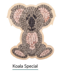 Kit Mosaîque complet 100 naturelles  Koala Cadre Spécial   MOSAIC BOX