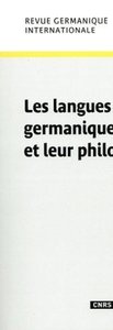 Revue Germanique Internationale 34 - Les langues germaniques anciennes et leur philologie