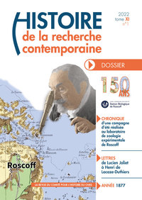 Histoire de la recherche contemporaine 2022-1 Tome XI-1