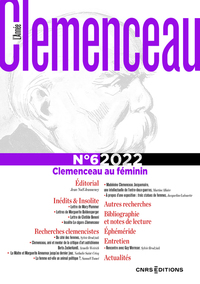 L'Année Clemenceau n°6 / 2022 - Clemenceau au féminin