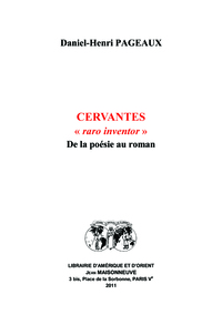 Cervantes « raro inventor ». De la poésie au roman