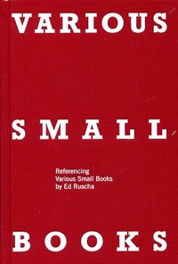 Various Small Books Referencing Various Small Books by Ed Ruscha /anglais