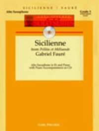SICILIENNE SAXOPHONE-LIVRE +PARTITION