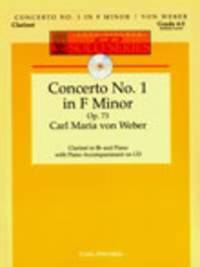 CONCERTO NO. 1 IN F MINOR, OP. 73 CLARINETTE +CD