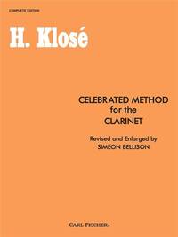 CELEBRATED METHOD FOR THE CLARINET CLARINETTE