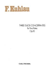 THREE DUOS CONCERTANTES FLUTE TRAVERSIERE-ENSEMBLE DE PARTITIONS