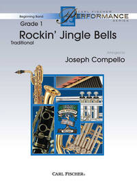 ROCKIN' JINGLE BELLS CONCERT BAND/HARMONIE/FANFARE-PARTITION+PARTIES SEPAREES