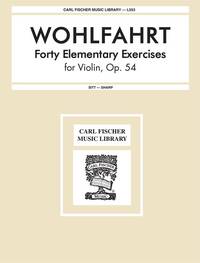 ETUDES(40) OP.54 VIOLON