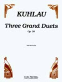 THREE GRAND DUETS FLUTE TRAVERSIERE-ENSEMBLE DE PARTITIONS