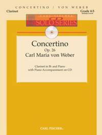 CONCERTINO, OP. 26 CLARINETTE-LIVRE +PARTITION