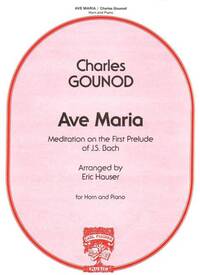 MEDITATION ON THE FIRST PRELUDE OF J.S. BACH COR-LIVRE +PARTITION