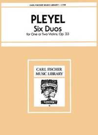 SIX DUOS VIOLONS-ENSEMBLE DE PARTITIONS