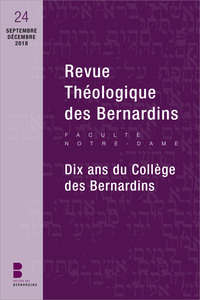 Revue théologique des Bernardins n°24