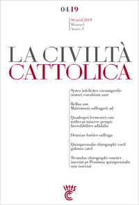Civilta Cattolica - Avril 2019