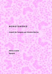 MONOTONONIE - LES PLIOIRS