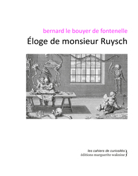 Éloge de monsieur Ruysch