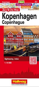 KOPENHAGEN - COPENHAGUE 3 IN 1 CITY MAP