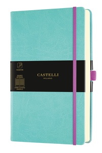 Carnet Aquarela poche quadrillé jade