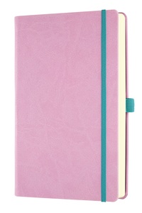 Carnet Aquarela grand format quadrillé mauve